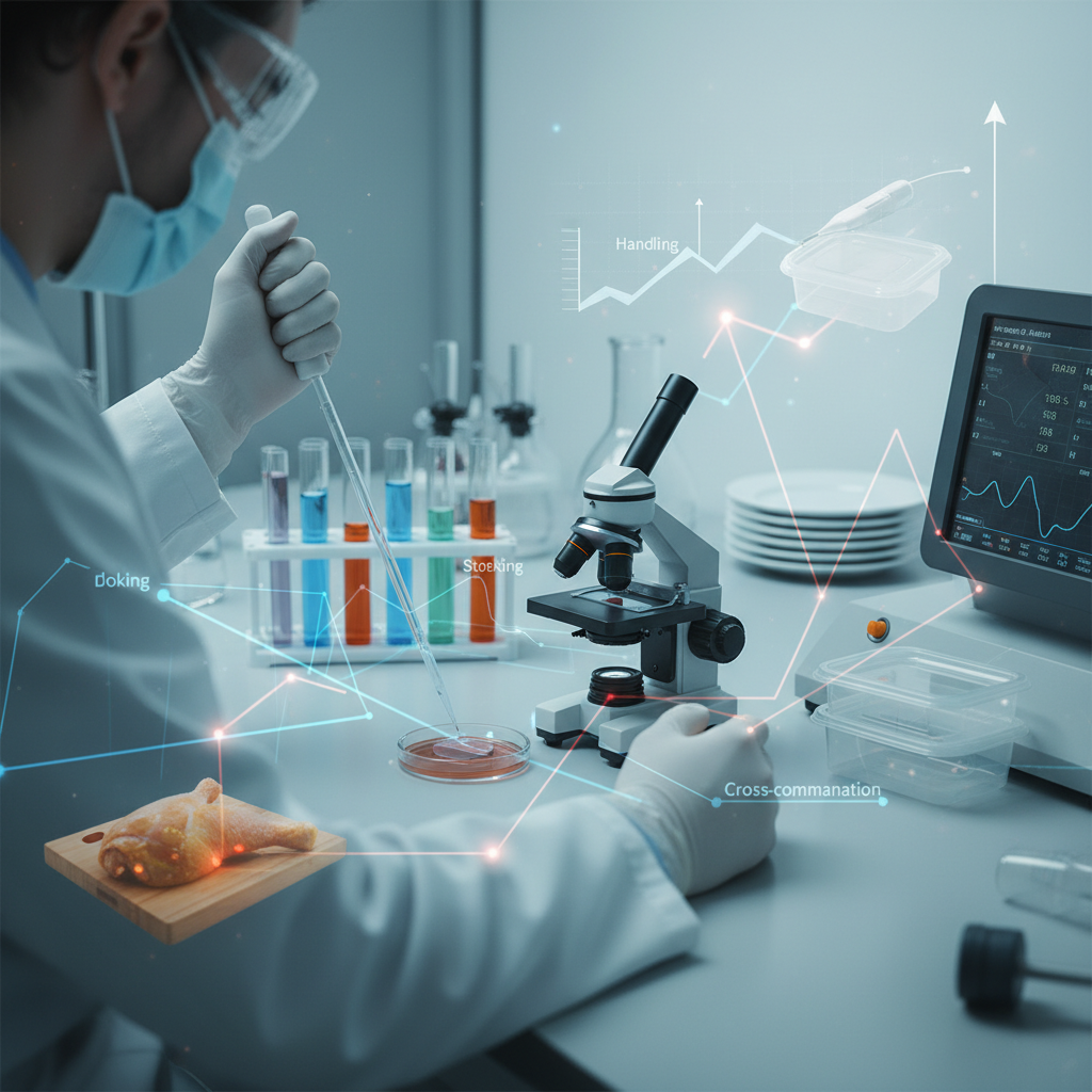 Trouver des traces de bactéries dans un aliment ne signifie pas automatiquement que l’on va tomber malade