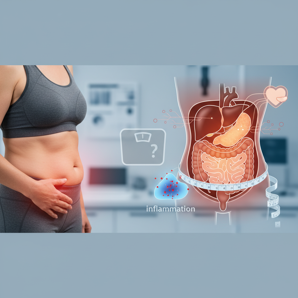 La graisse abdominale pourrait en dire plus que l’IMC sur le risque d’insuffisance cardiaque