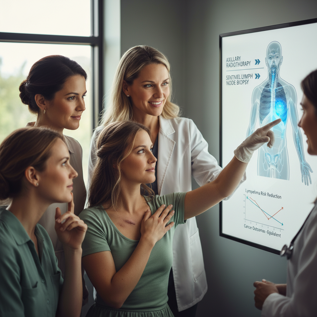 Moins de chirurgie axillaire pourrait réduire le risque de lymphœdème dans le cancer du sein sans compromettre le contrôle du cancer