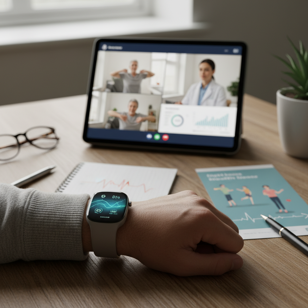 Les données des wearables pourraient aider à personnaliser la rééducation respiratoire à distance dans la BPCO, sans encore prédire l’engagement avec certitude