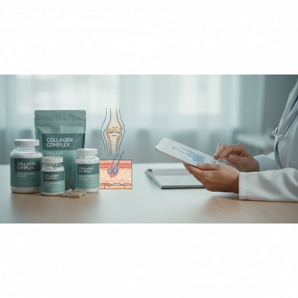 Les compléments de collagène sont vendus pour la peau et les articulations, mais les preuves fournies ici ne permettent pas de dire à quel point ils aident vraiment