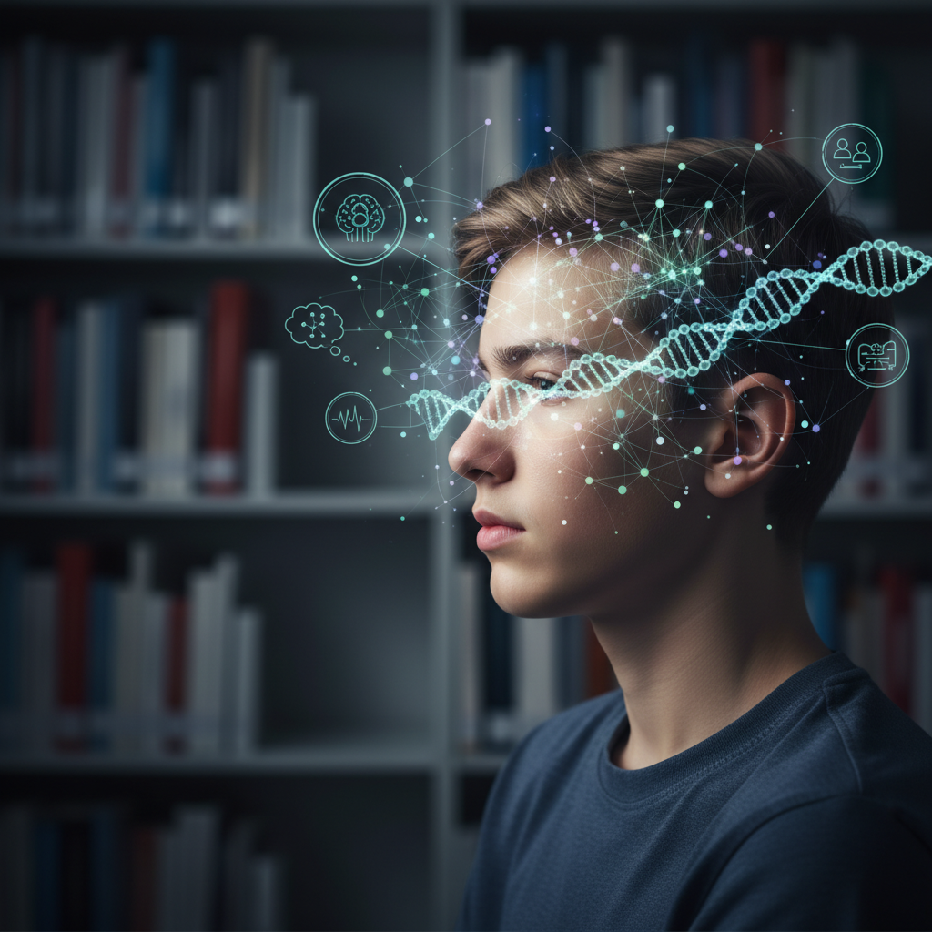 Le risque génétique de schizophrénie peut commencer à se dessiner dès l’adolescence, mais de façon subtile et loin d’un outil de dépistage