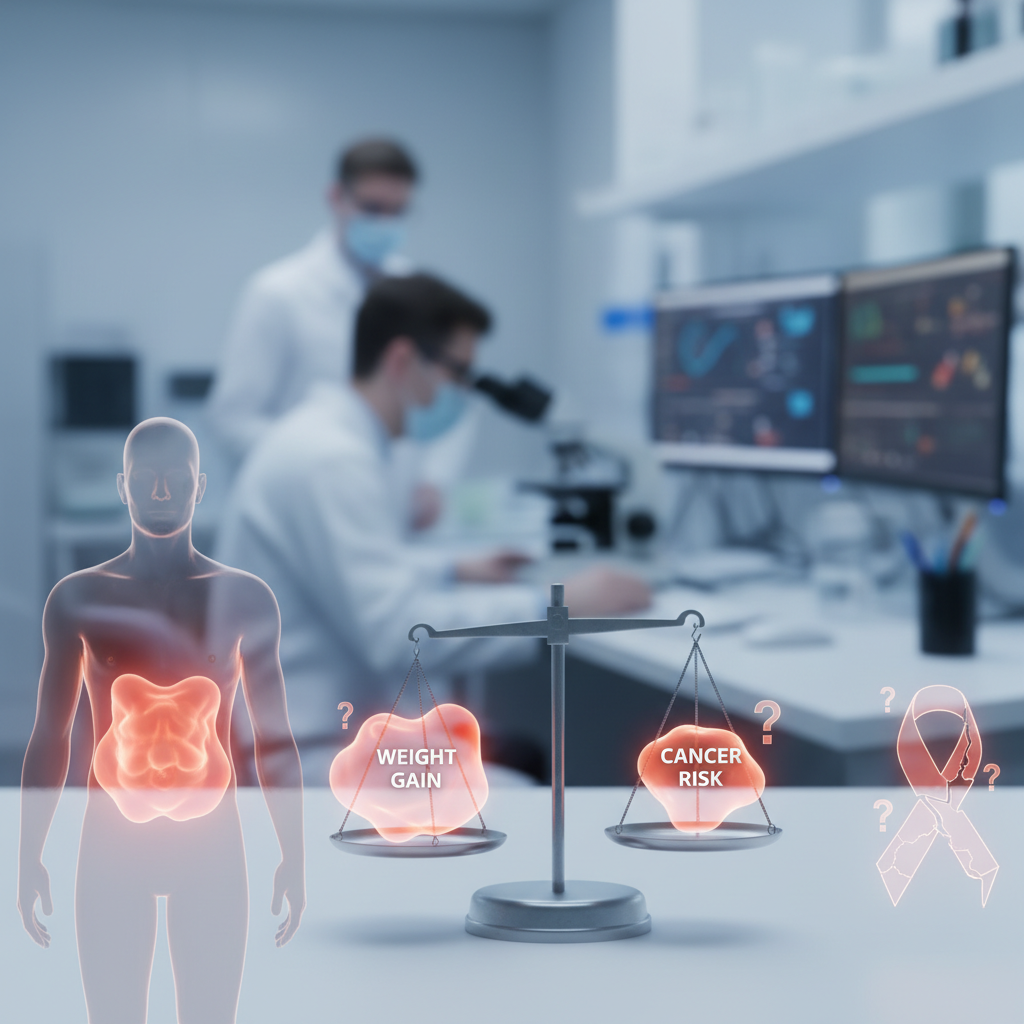 La prise de poids peut compter dans le risque de cancer, mais les preuves fournies ne confirment pas qu’elle le multiplie clairement par plus de deux
