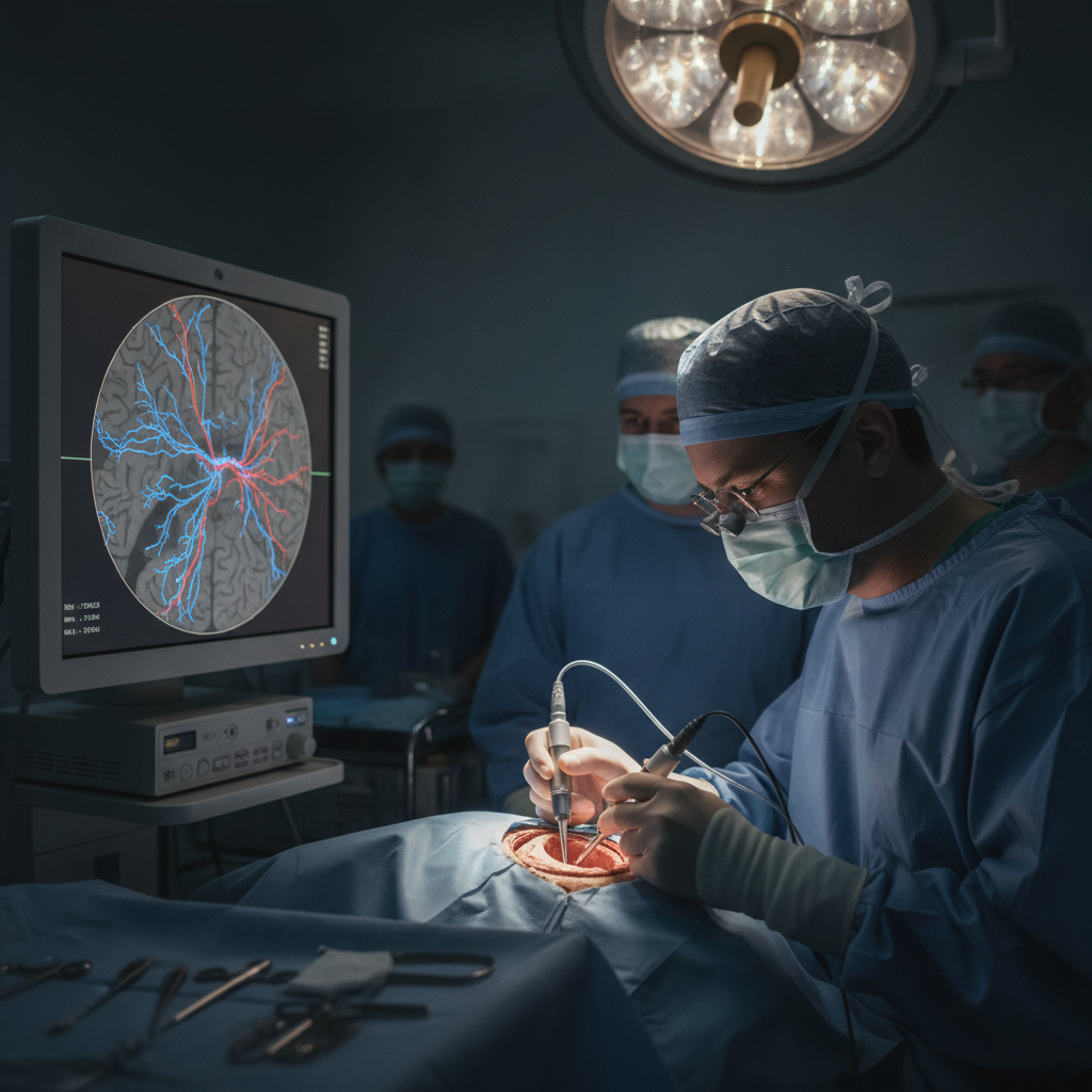 Mieux surveiller le flux sanguin cérébral pendant une opération pourrait aider à réduire les lésions neurologiques, mais la technique précise du titre n’est pas démontrée par les études fournies